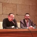 María Rozas e Carlos Sánchez Mato debaten sobre a banca pública en Compostela